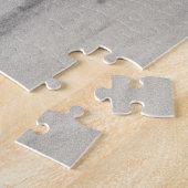 ニューヨークの冬- Snowy夜-ブライアント公園 ジグソーパズル (側面)