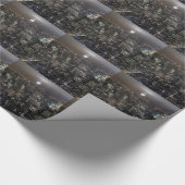 ニューヨークの包装紙NYCのスカイラインの紙 ラッピングペーパー (角)