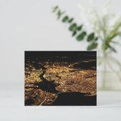 ニューヨークの地下鉄のアンテナの郵便はがき ポストカード (スタンド正面)