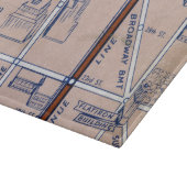 ニューヨークの地下鉄MAP、1940 2 カッティングボード (角)