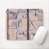 ニューヨークの地下鉄MAP、1940 2 マウスパッド (マウス)