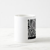 ニューヨークの地図のマグ コーヒーマグカップ (中央)