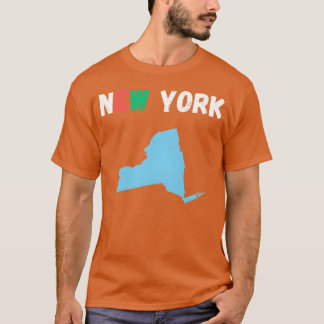 ニューヨークの地図デザインの友達 Tシャツ