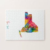 ニューヨークの地図 ジグソーパズル (横)