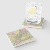 ニューヨークの地図 ストーンコースター (横)