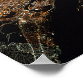 ニューヨークの地図 ポスター (角)