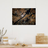 ニューヨークの地図 ポスター (キッチン)