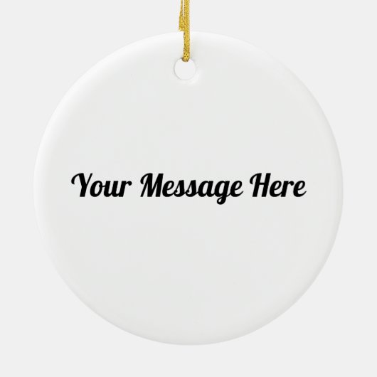 ニューヨークの地図 – 白黒ニューモダンヨークの地図 セラミックオーナメント (裏面)