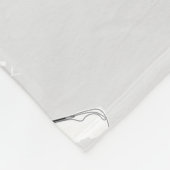 ニューヨークの地図+自分の場所をマーク フリースブランケット (角)