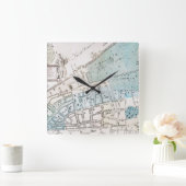 ニューヨークの地図, 1728 スクエア壁時計 (ホーム)