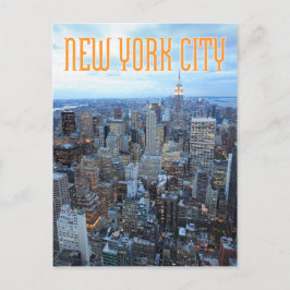 ニューヨークの夕暮れ ポストカード