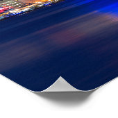 ニューヨークの夜のスカイライン ポスター (角)