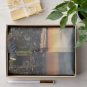 ニューヨークの夜明けのスカイライン 薄葉紙 (ギフト)