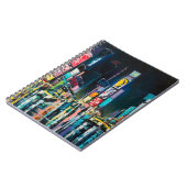 ニューヨークの夜景の油絵 ノートブック (左側)