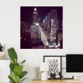 ニューヨークの夜2 ポスター (ホームオフィス)