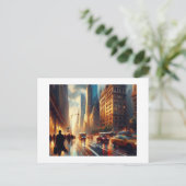 ニューヨークの夜 ポストカード (スタンド正面)