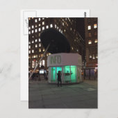 ニューヨークの夜 NYC ガーメント地区 ライト ポストカード (正面/裏面)