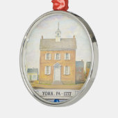 ニューヨークの大陸会議 メタルオーナメント (左)