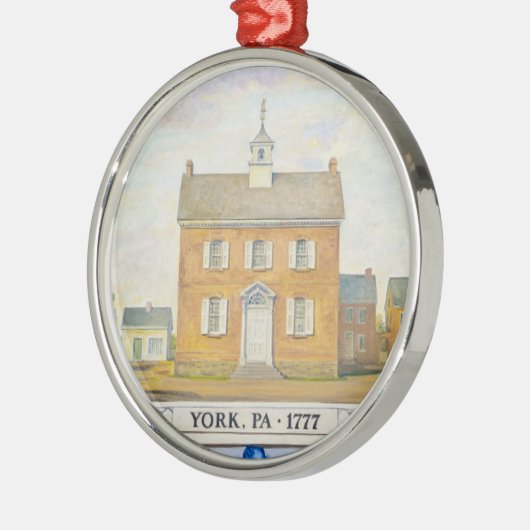 ニューヨークの大陸会議 メタルオーナメント (左)