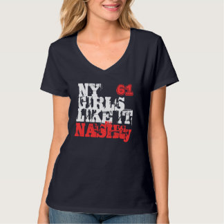 ニューヨークの女の子はそれをNashtyのTシャツ好みます Tシャツ