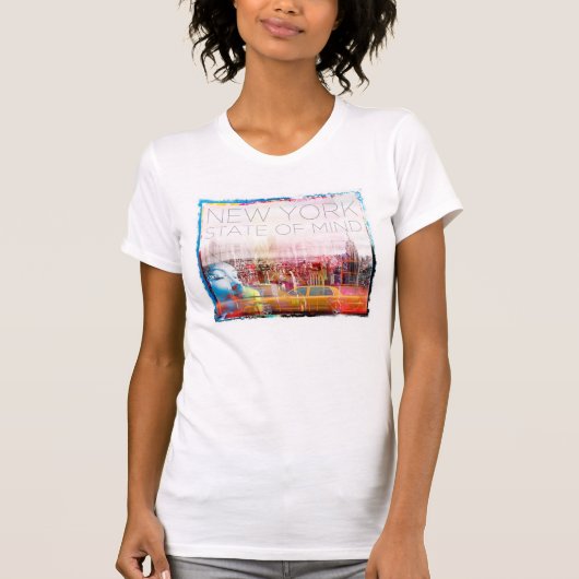 ニューヨークの女性Tシャツ Tシャツ (正面)