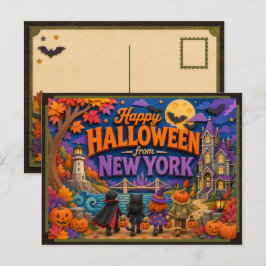 ニューヨークの子供たちからハッピーハロウィン ポストカード
