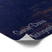 ニューヨークの山・ビーコンからNYCスカイラインの眺め ポスター (角)