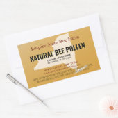 ニューヨークの州ビーキーパー食品ラベル 長方形シール (封筒)