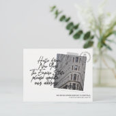 ニューヨークの州先移動案内 インビテーションポストカード (スタンド正面)