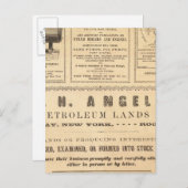 ニューヨークの広告 ポストカード (正面/裏面)