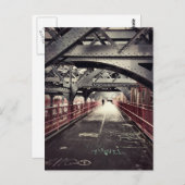 ニューヨークの建築 - ウィリアムズバーグ橋 ポストカード (正面/裏面)