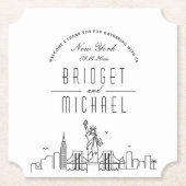 ニューヨークの愛 | シティスカイラインウェルカム ペーパーコースター (正面)