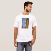 ニューヨークの摩天楼の反射 Tシャツ (正面フル)
