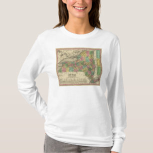 ニューヨークの新しい地図 Tシャツ