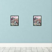 ニューヨークの日常生活のニューヨーカーカバー (ウッドフロア)