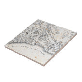 ニューヨークの旧式な地図 タイル (側面)