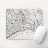 ニューヨークの旧式な地図 マウスパッド (マウス)