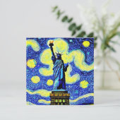 ニューヨークの星空の夜景の像 (スタンド正面)