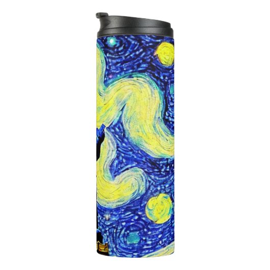 ニューヨークの星空の夜景の像 タンブラー (回転右)