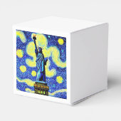 ニューヨークの星空の夜景の像 フェイバーボックス (裏面サイド)