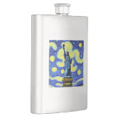 ニューヨークの星空の夜景の像 フラスク (右)