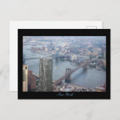 ニューヨークの橋 ポストカード (正面/裏面)