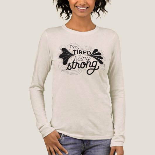 ニューヨークの母たちの感情的な闘い トライブレンドＴシャツ (正面)