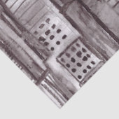 ニューヨークの水の色マンハッタンスカイラインブラック 薄葉紙 (詳細)