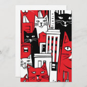 ニューヨークの猫たち シーズンカード (正面/裏面)