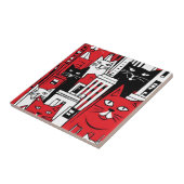 ニューヨークの猫たち タイル (側面)