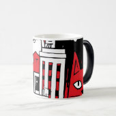 ニューヨークの猫たち モーフィングマグカップ (正面右)