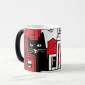 ニューヨークの猫たち モーフィングマグカップ (正面左)