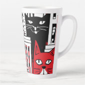 ニューヨークの猫 カフェラテマグ (右)