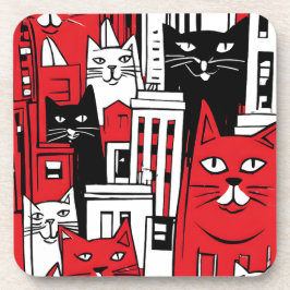 ニューヨークの猫 コースター